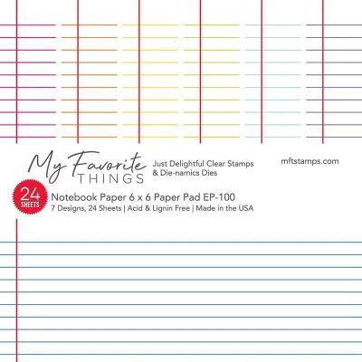 My Favorite Things Notebook Designpapiere - Paper Pad